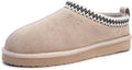 FITORY Women's Suede Slipper Short Ankle Boots - Cozy Faux Fur Lined