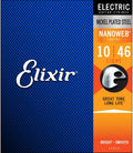 Elixir Nanoweb Electric Guitar Strings 3 Pack 10-46 - Long Life Tone