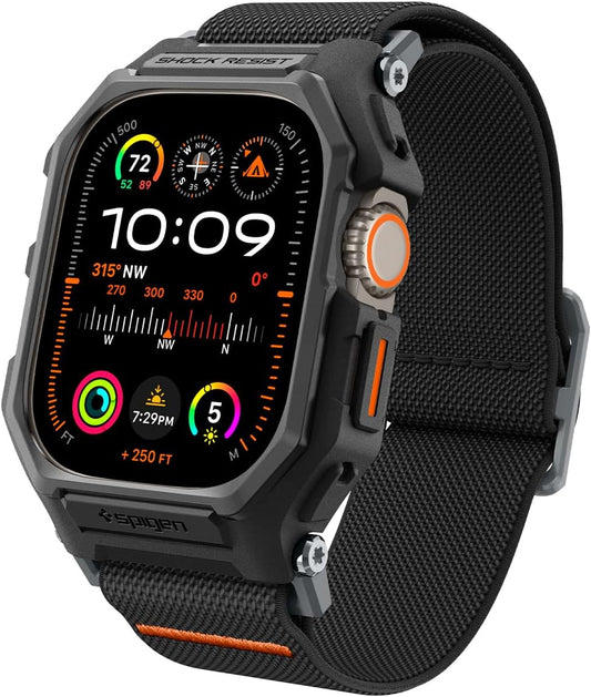 Spigen Ultra 2 Lightweight TPU Apple Watch Case - Matte Black