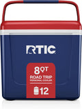 RTIC 8 QT Road Trip Personal Cooler - Compact 12-Can Cooler made