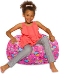 Posh Creations Bean Bag Chair for Kids Teens and Adults - Removable