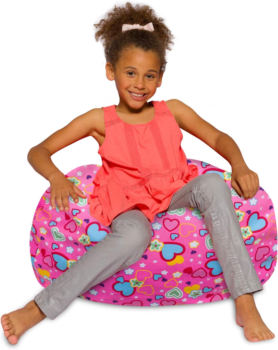Posh Creations Bean Bag Chair for Kids, Teens, and Adults