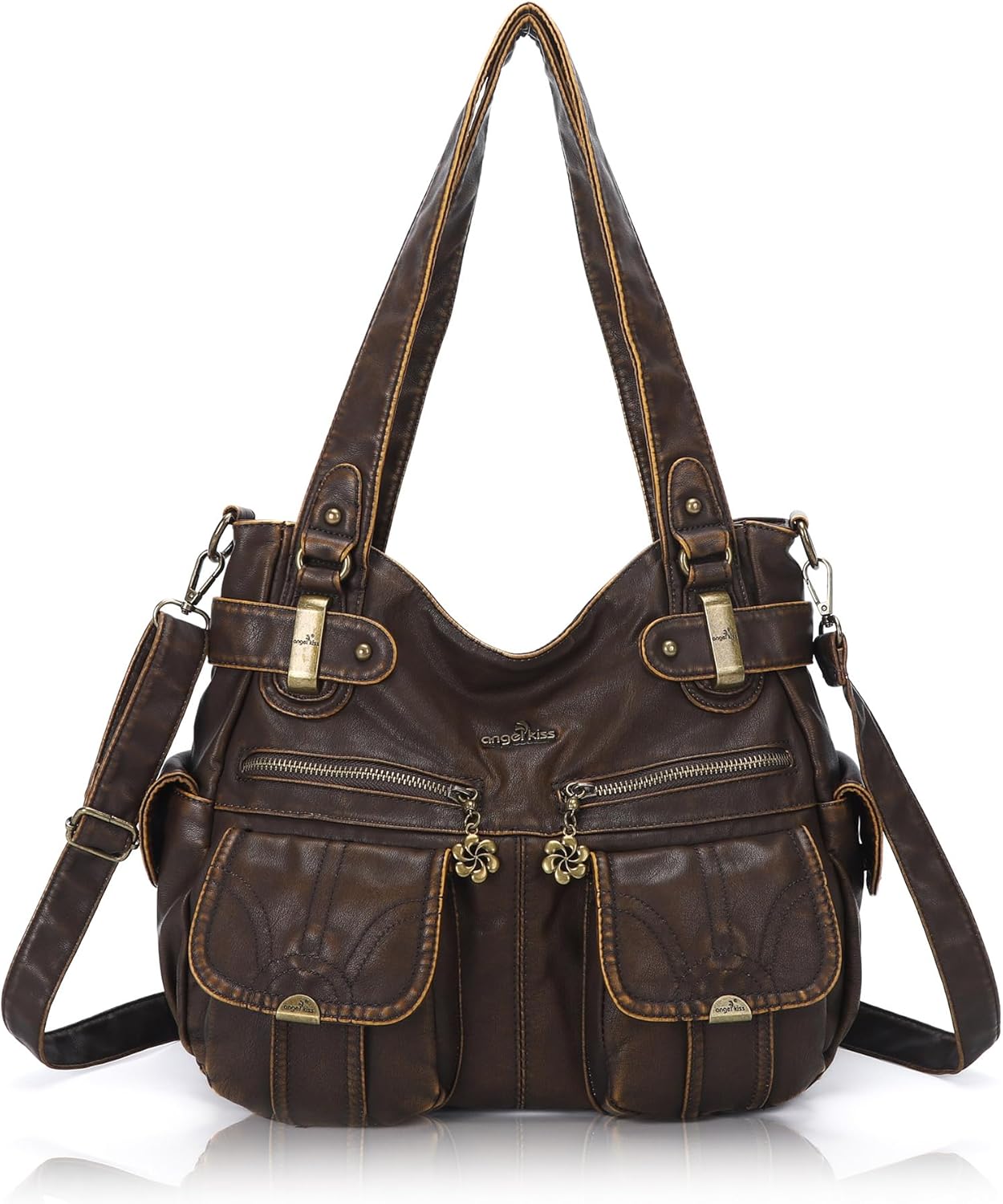 Stylish Large Double Zipper Handbag for Everyday Use