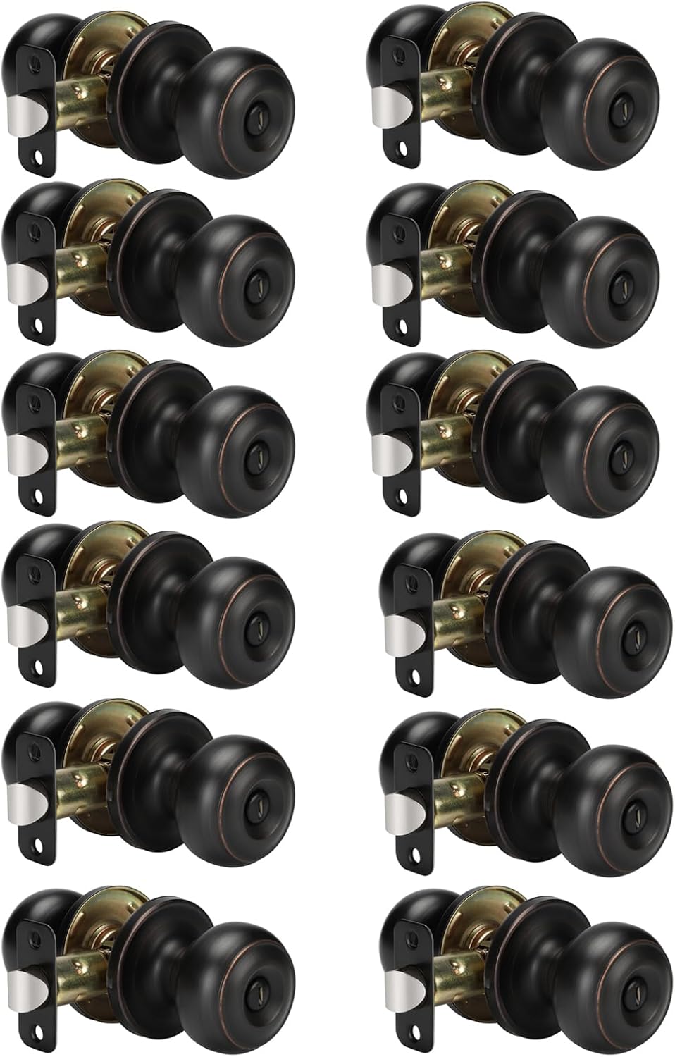 Goldenwarm Oil-Rubbed Bronze Interior Door Knobs for Privacy