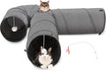 Ownpets Cat Tunnel 12 in Diameter U-Shaped Play Tunnel for Big Cats