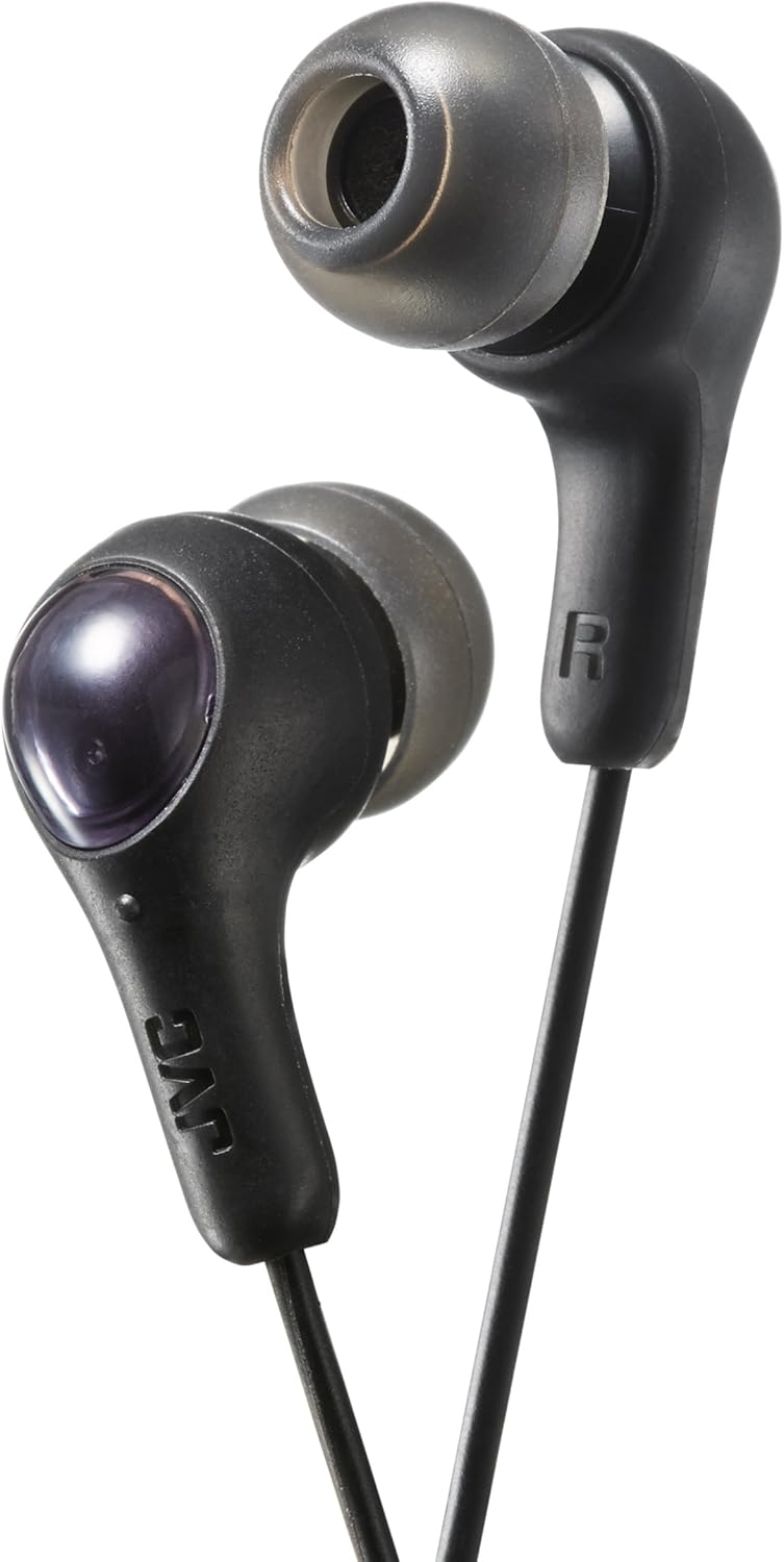 JVC Gumy Earbud Headphones: Powerful Sound & Secure Fit
