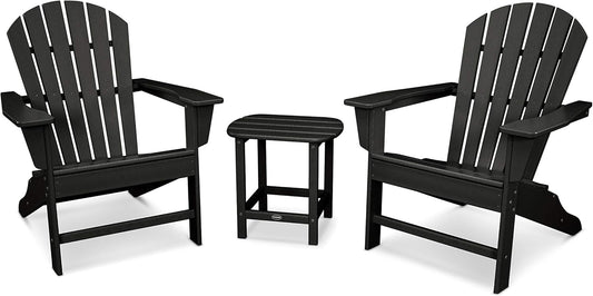 Outdoor Relaxation Trio: Polywood Adirondack Set