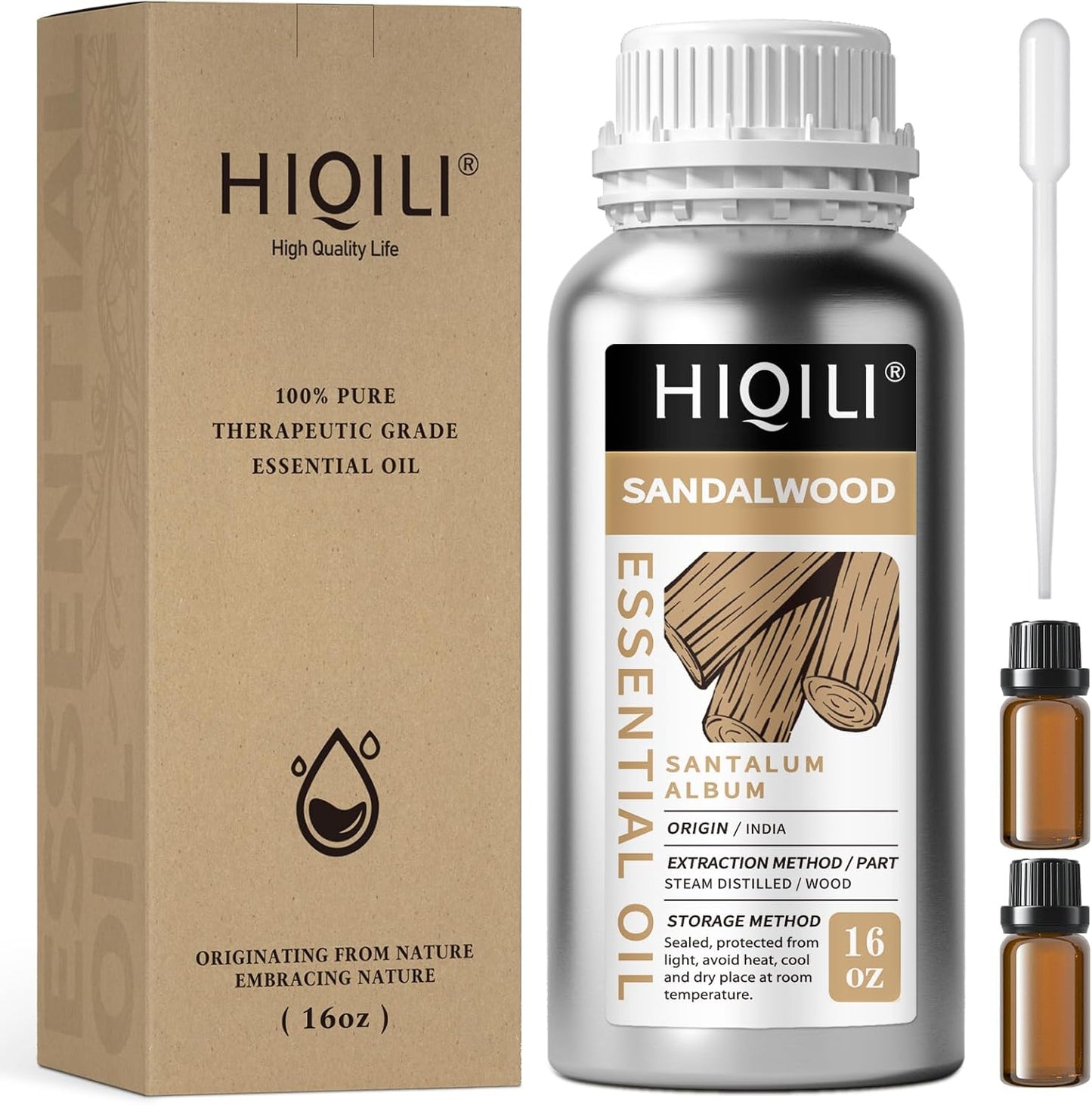 Sandalwood Essential Oils for Perfume, Diffuser & Soap Making