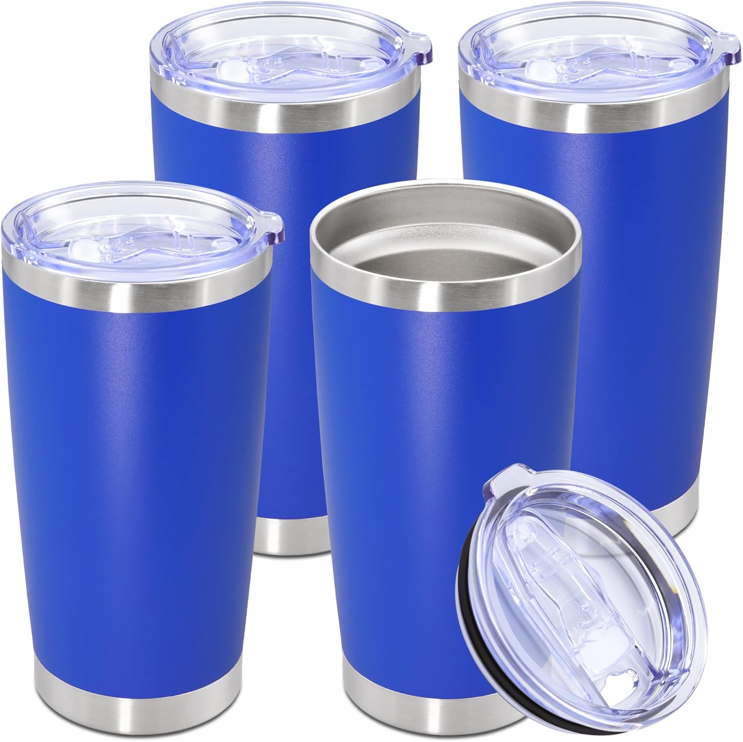 20oz Stainless Steel Tumbler with Lid for Hot & Cold Drinks