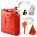 5 Gallon Metal Fuel Can with Spout and Handle - Leak Resistant