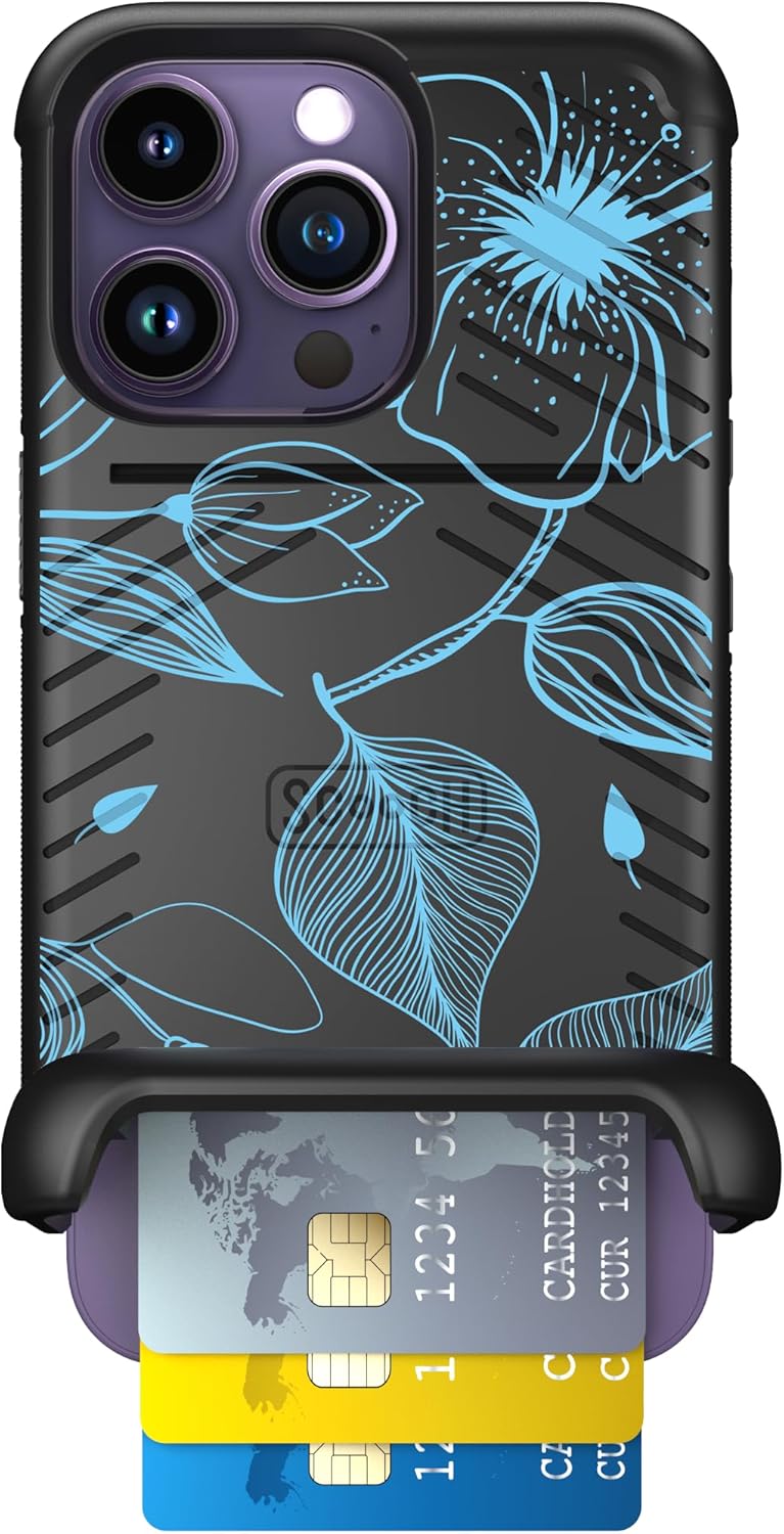 Scooch iPhone 14 Pro Case with Card Holder and Drop Protection