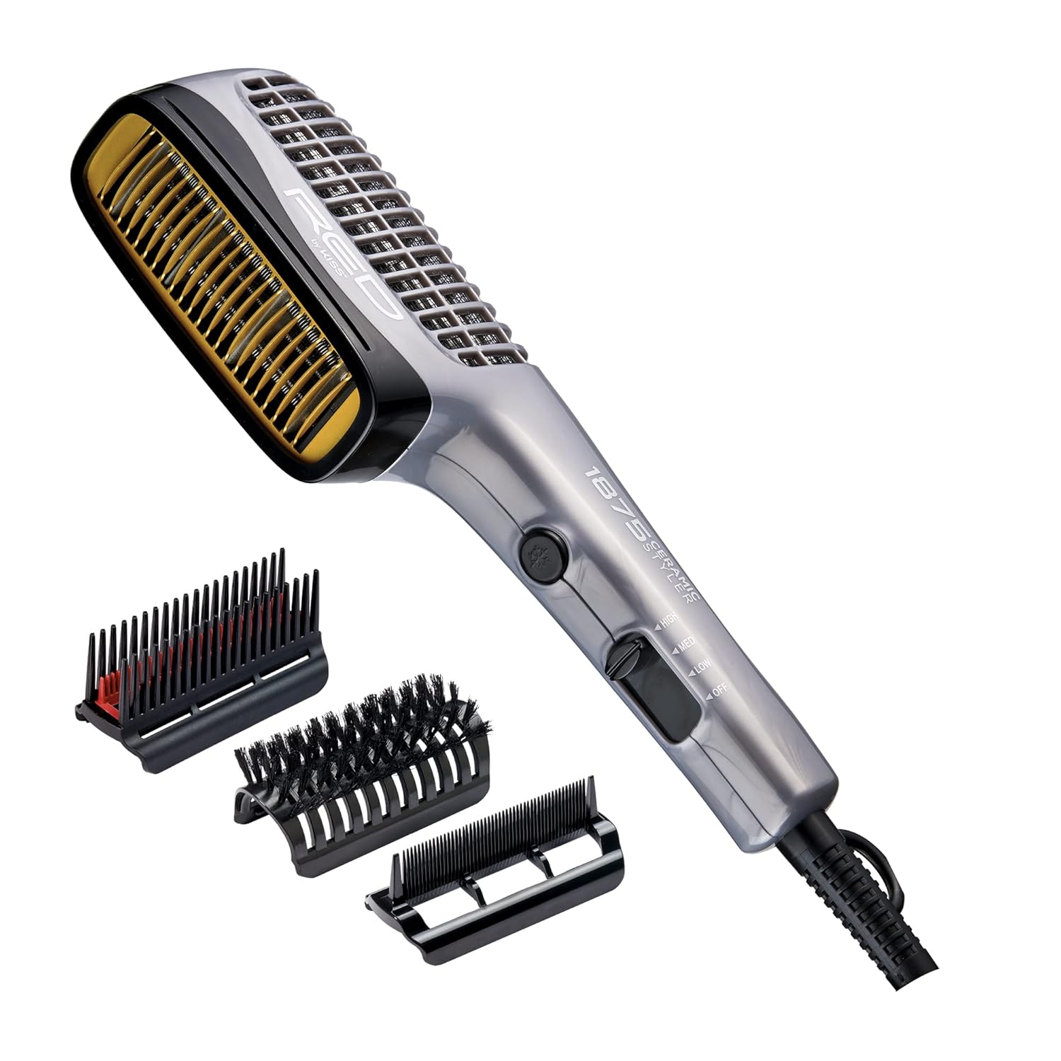 RED by KISS Ceramic Ionic Hair Styler - Professional Blow Dry Comb