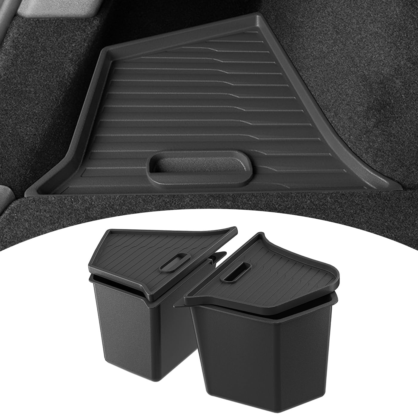 Model Y Rear Trunk Storage Bins for 2023-2024 - 2PCS Set