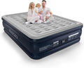 Inflatable Queen Air Mattress with Built-in Pump for Relaxation