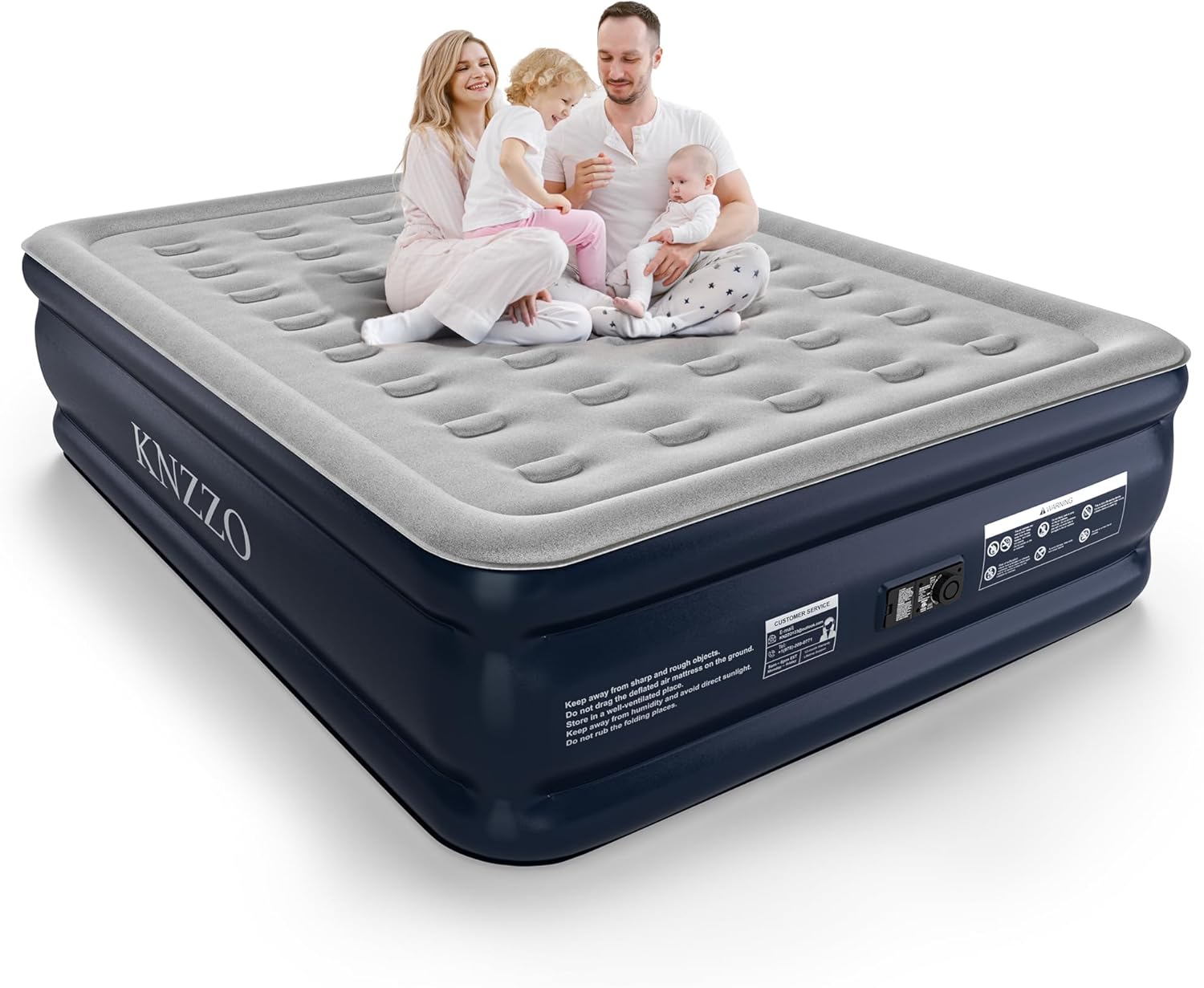 Queen Air Mattress with Built-in Pump for Ultimate Comfort