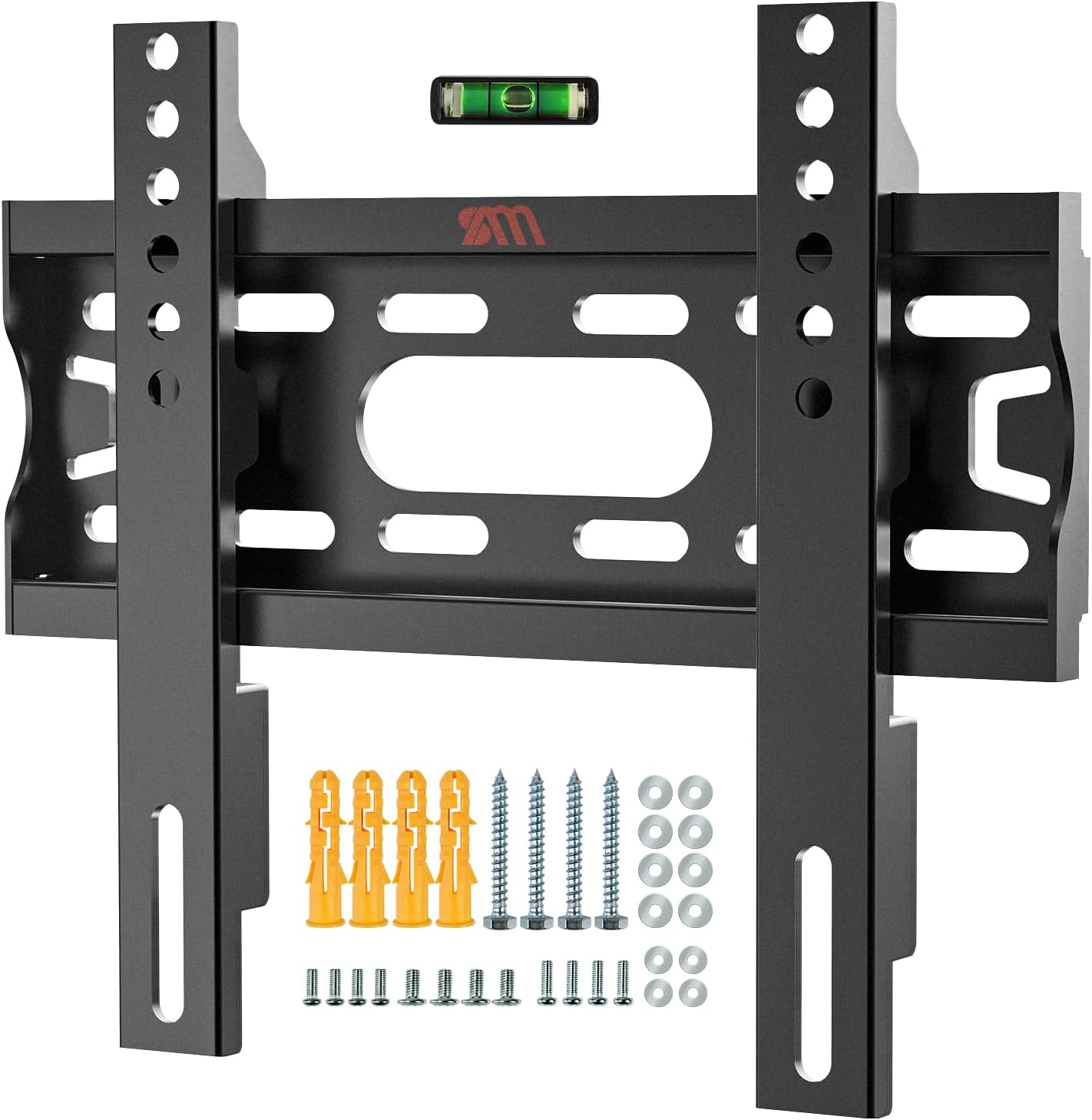 Ultra-Slim 17-42 TV Wall Mount, Perfect for Small Flat TVs, 55lbs Capacity