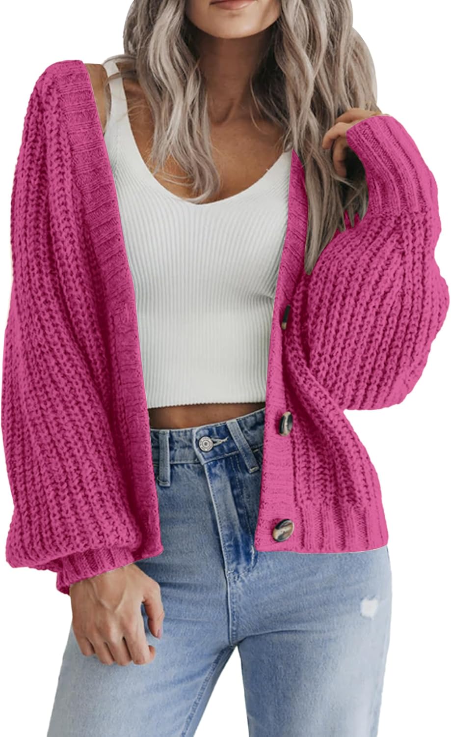 Zeagoo Women's Chunky Knit Cardigans for Stylish Fall Looks