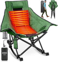 Heated Rocking Camping Chair XL - Oversized Heated Outdoor Seat