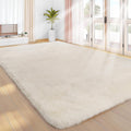 Sour Lemon 10x14 Area Rugs - Fluffy Shaggy Carpet for Home