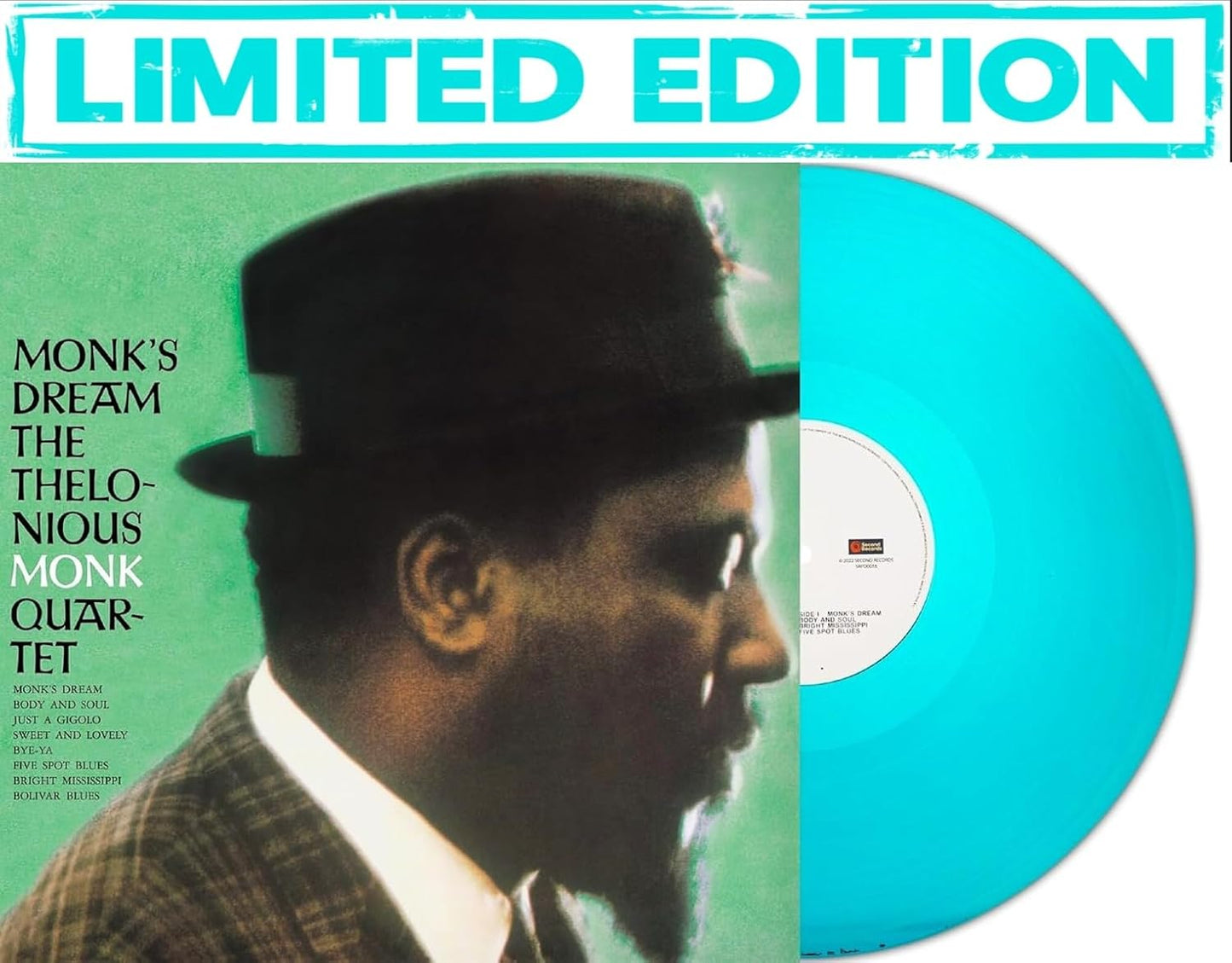 Monk's Dream Vinyl - Limited Edition Blue and Turquoise Record