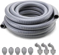 Liquid-Tight 3/4in 50ft Flexible Conduit Kit - Durable Protection