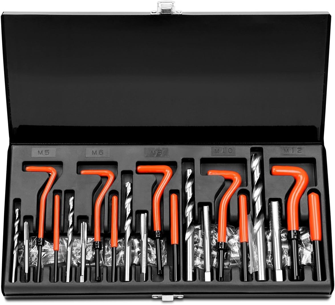 Helicoil Thread Repair Kit for Automotive Engine Repair Needs