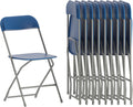 Flash Furniture Hercules Series Plastic Folding Chairs Set of 10