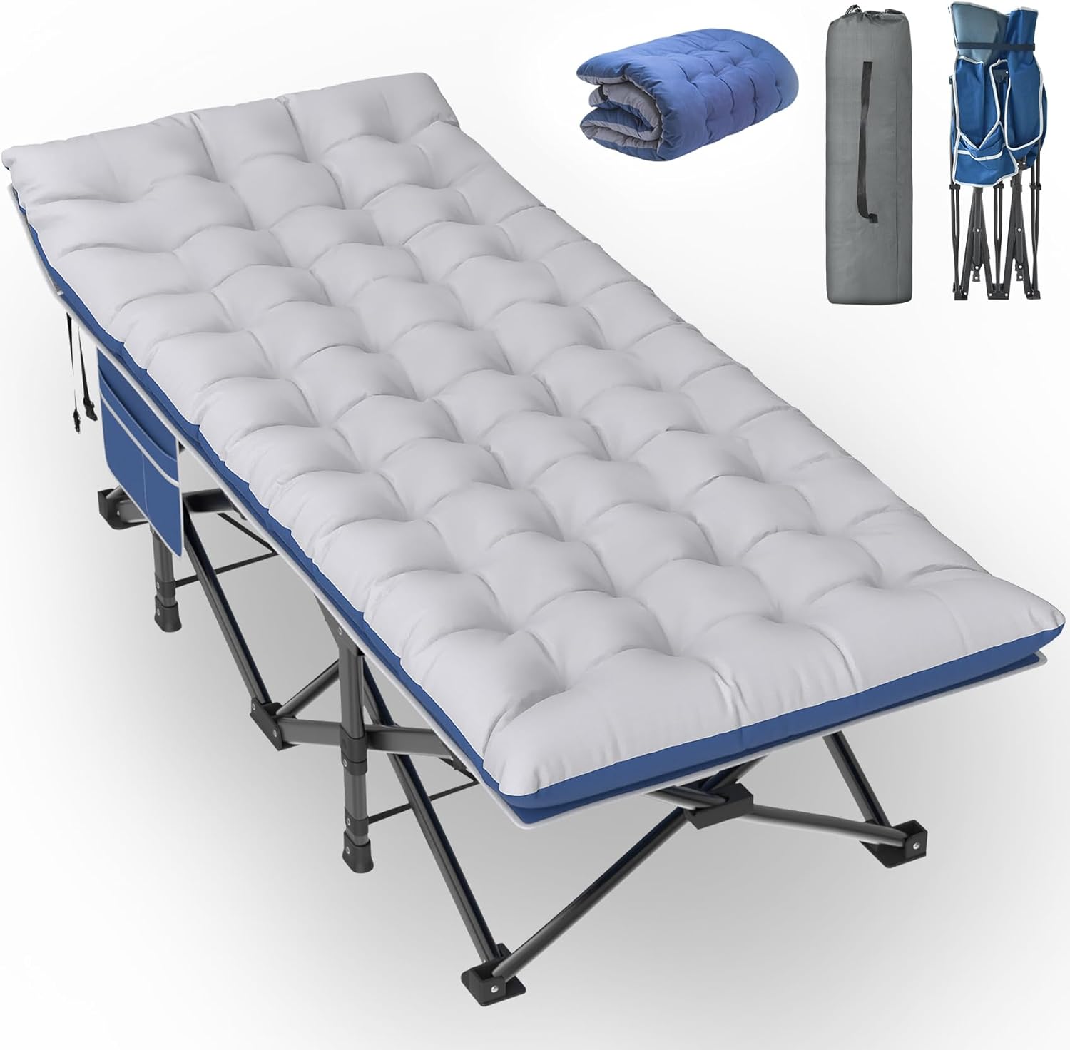 Slendor Oversized Camping Cot XXL for Ultimate Comfort