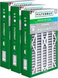 16x28x6 Air Filter MERV 8 for Dust & Allergy Defense - 3-Pack