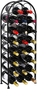 PAG 23 Bottle Arched Freestanding Floor Wine Rack - Space Saving Stand