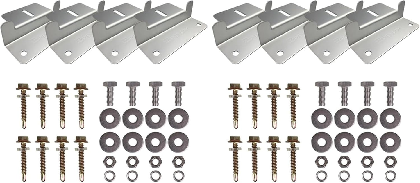 Renogy Solar Panel Mounting Z Brackets for RVs and Trailers