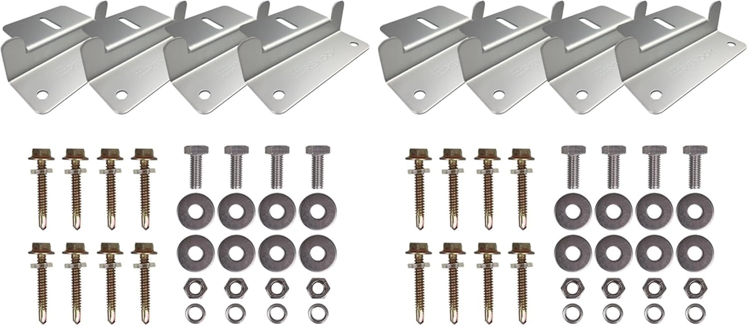 Renogy Solar Panel Mounting Z Brackets for RVs and Trailers