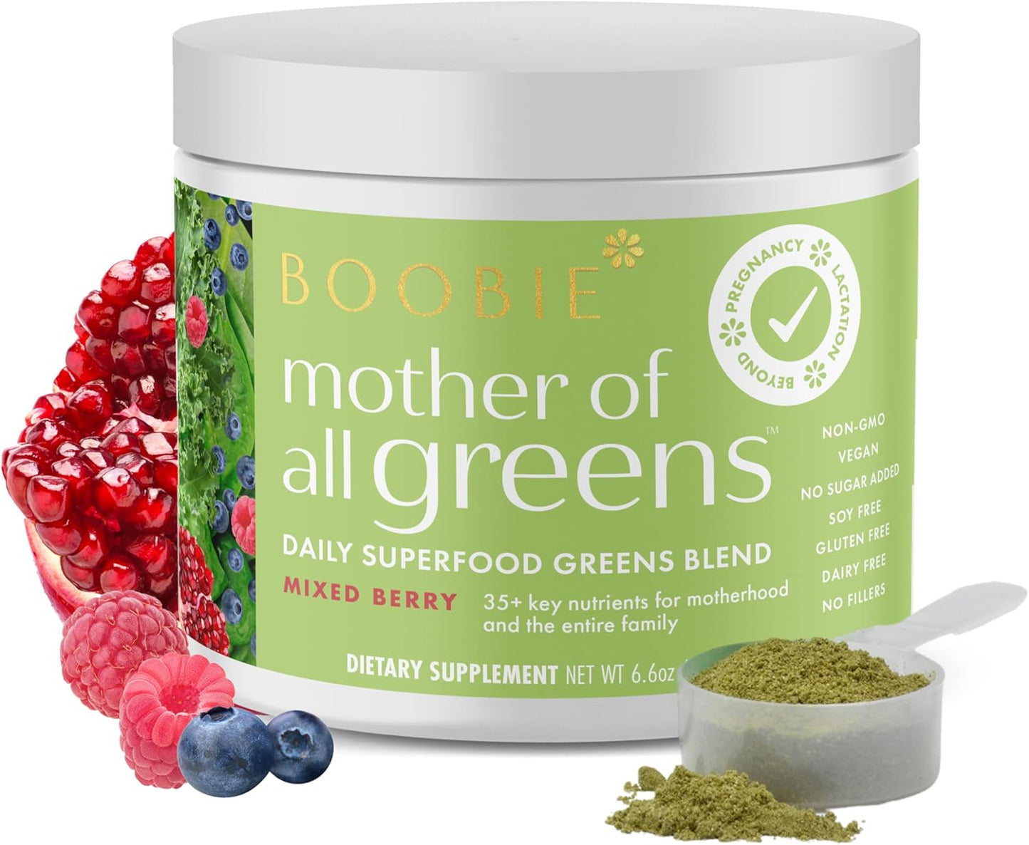 Boobie Mother of All Greens: Daily Super Greens Powder for Families