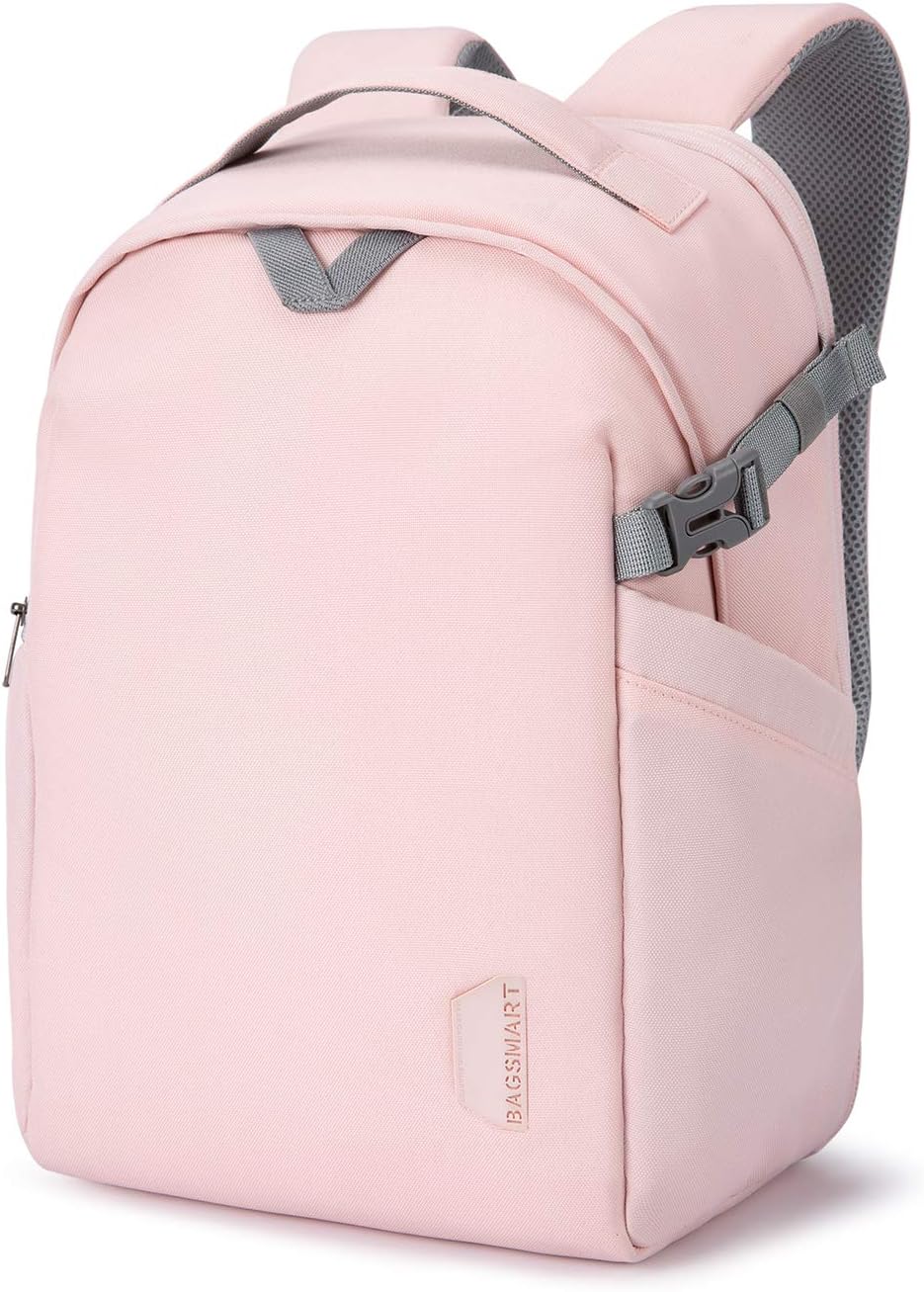BAGSMART Camera Backpack for DSLR and Laptop with Rain Cover