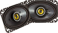 KICKER CSC46 4x6-In Coaxial Speakers (Pair) - Clean Bass Upgrade