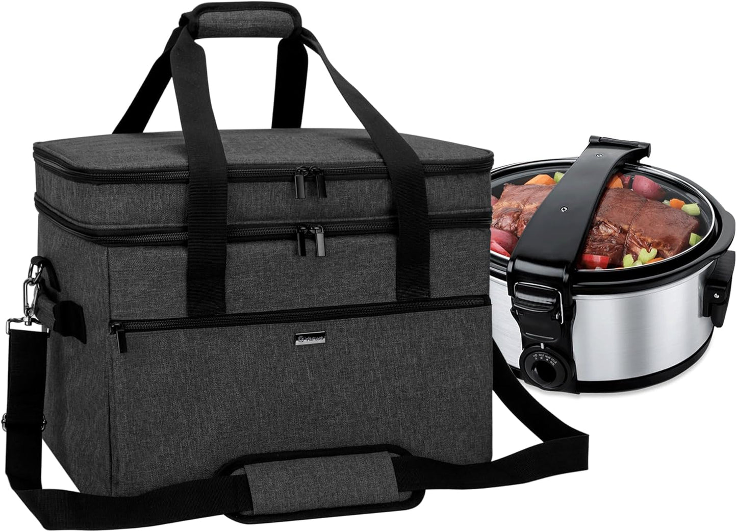 YARWO Slow Cooker Bag for 8-10 Quart Crock-Pot and More