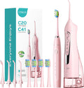 Portable Water Flosser with Electric Toothbrush Combo - 2-in-1 Oral