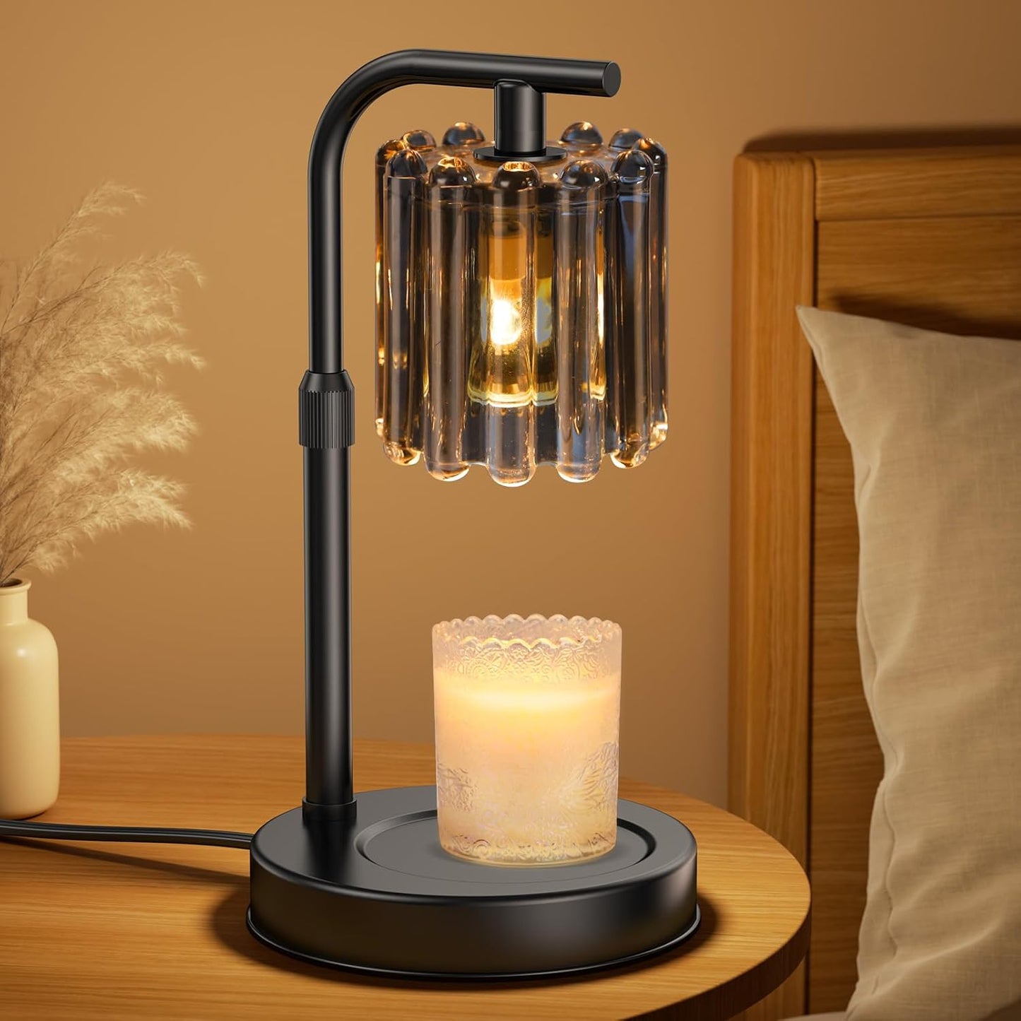 Uflatek Candle Warmer Lamp with Adjustable Height and Timer