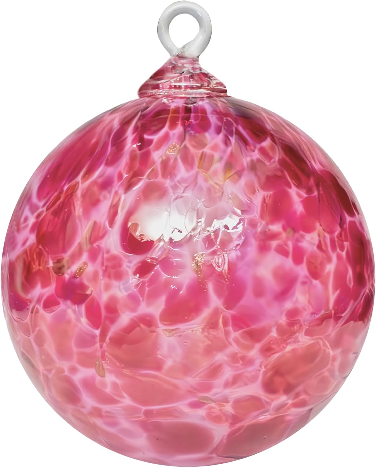 Handmade Blown Glass Ornament for Holiday Decor and Gifts