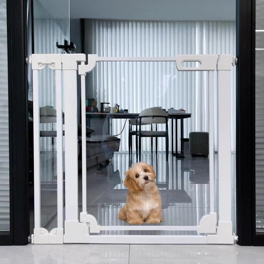 WAOWAO Clear Baby Gate for Stairs - Modern Acrylic Design