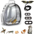 Bearded Dragon Carrier Backpack with Bubble Window - Travel Ready