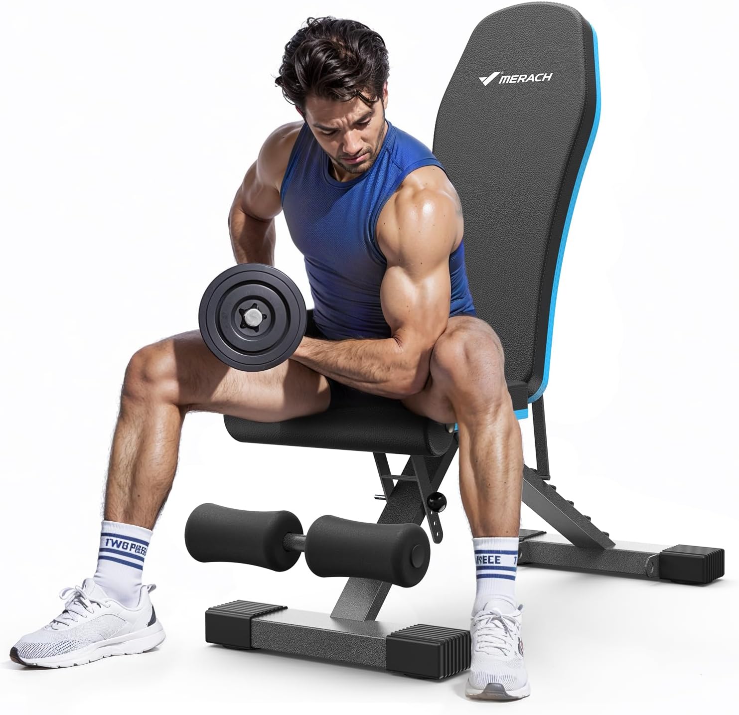 MERACH Weight Bench for Home Gym with 990 LBS Capacity