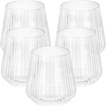 18 Origami Ripple Unbreakable Stemless Glasses Ideal for Any Occasion