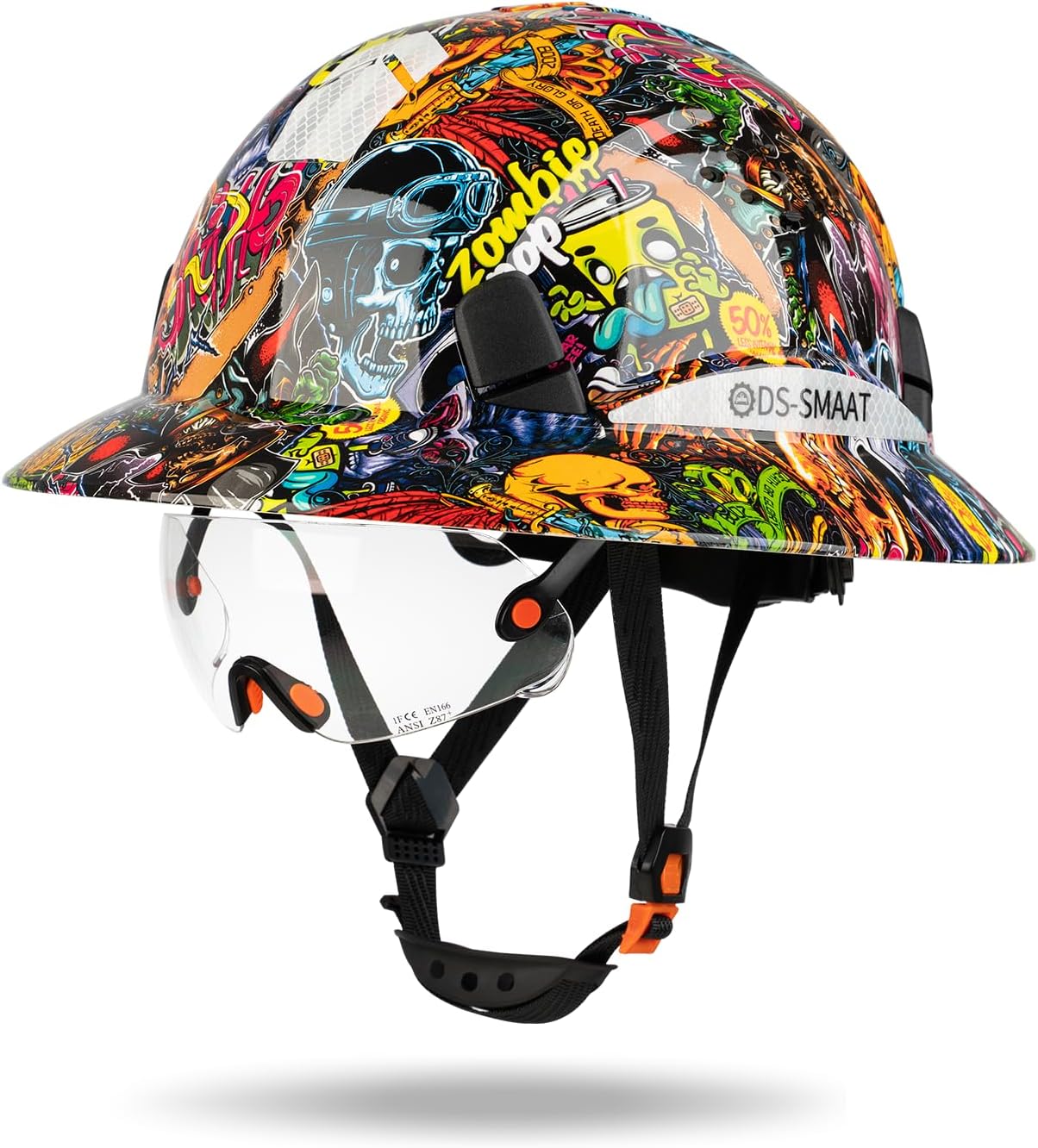 Full Brim Hard Hat with Visor for Superior Head Protection
