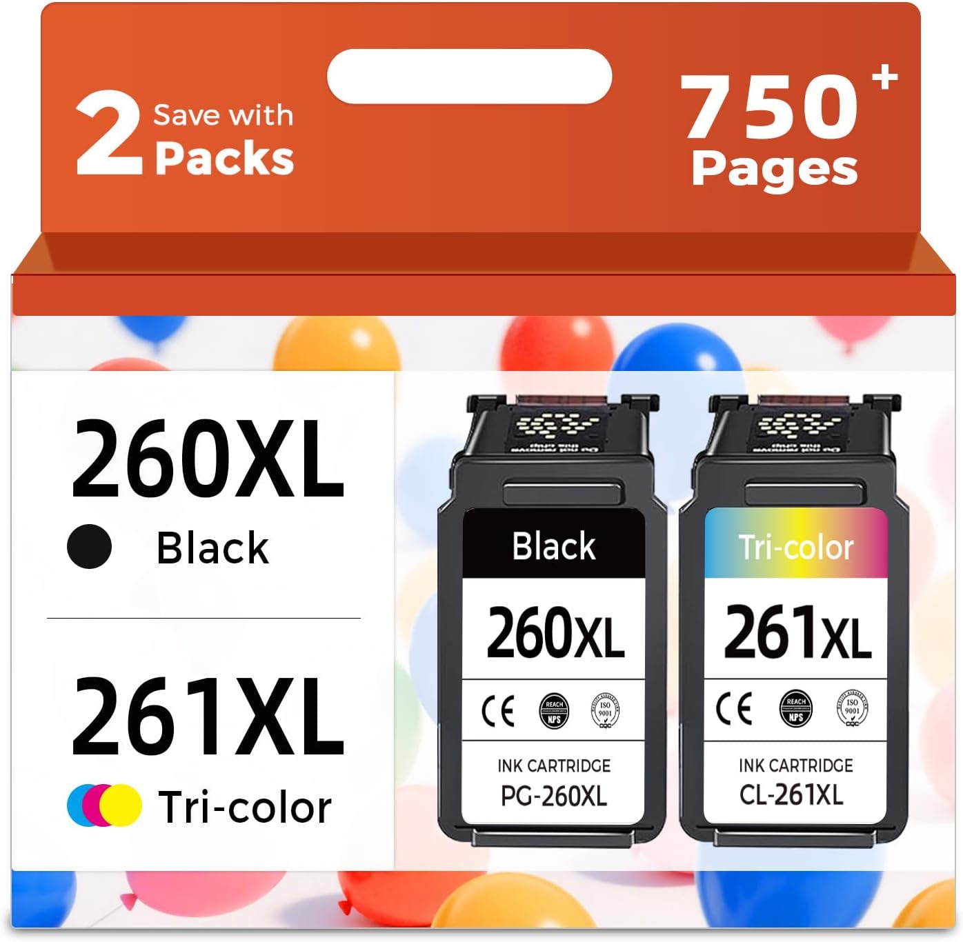 Remanufactured Ink Cartridge Replacement for Canon 260XL 261XL
