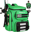 46L Fishing Backpack Tackle Bag with Rod Holders - Waterproof Gear