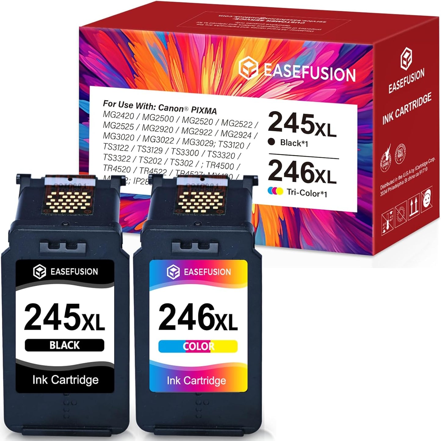245XL 246XL Combo Pack Replacement for Canon Ink Cartridges