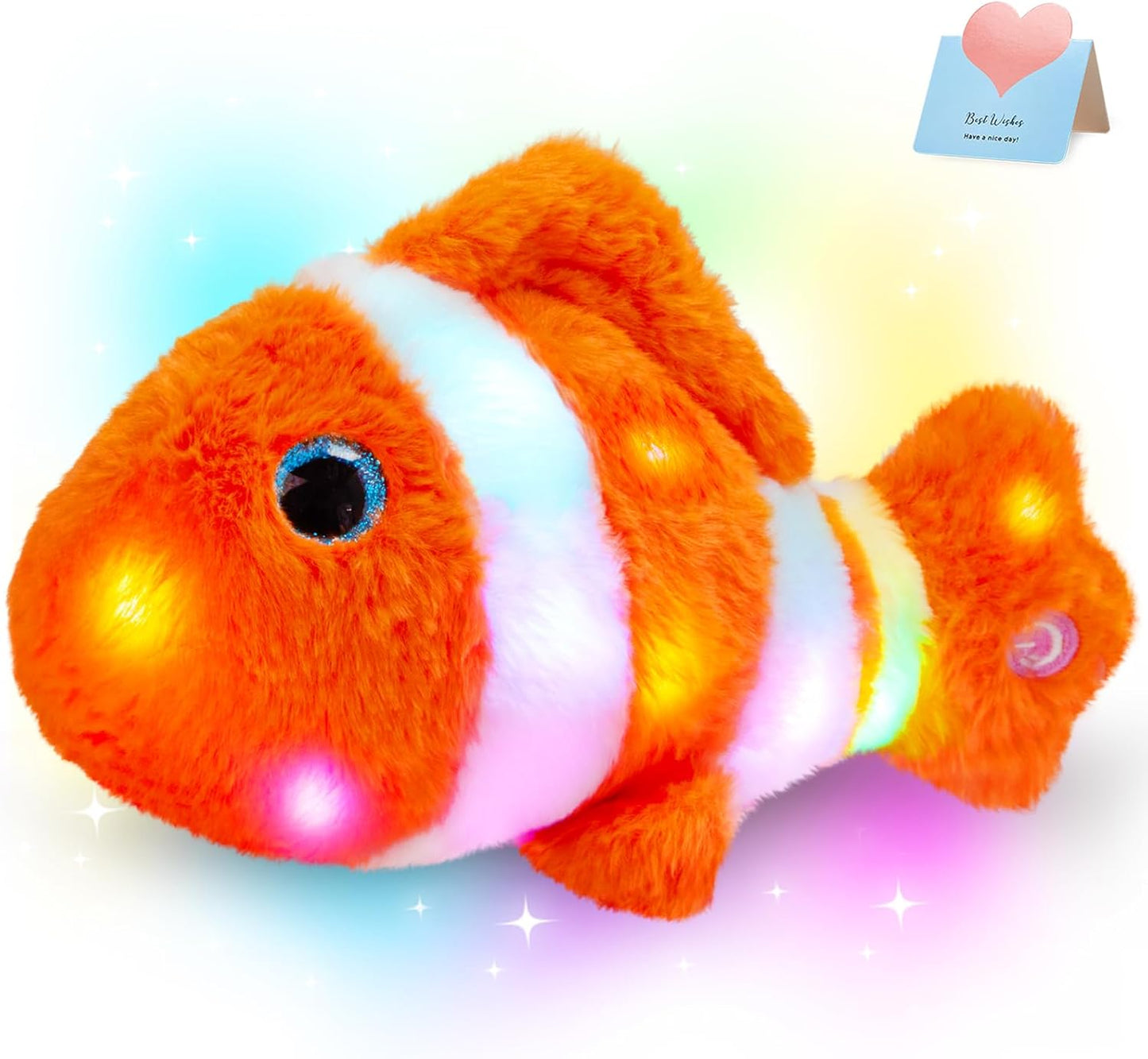 Light Up Goldfish Pillow - Perfect Birthday Gift!