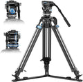 SIRUI SQ75+VHS10 Carbon Fiber Video Tripod - Smooth Pan/Tilt Control