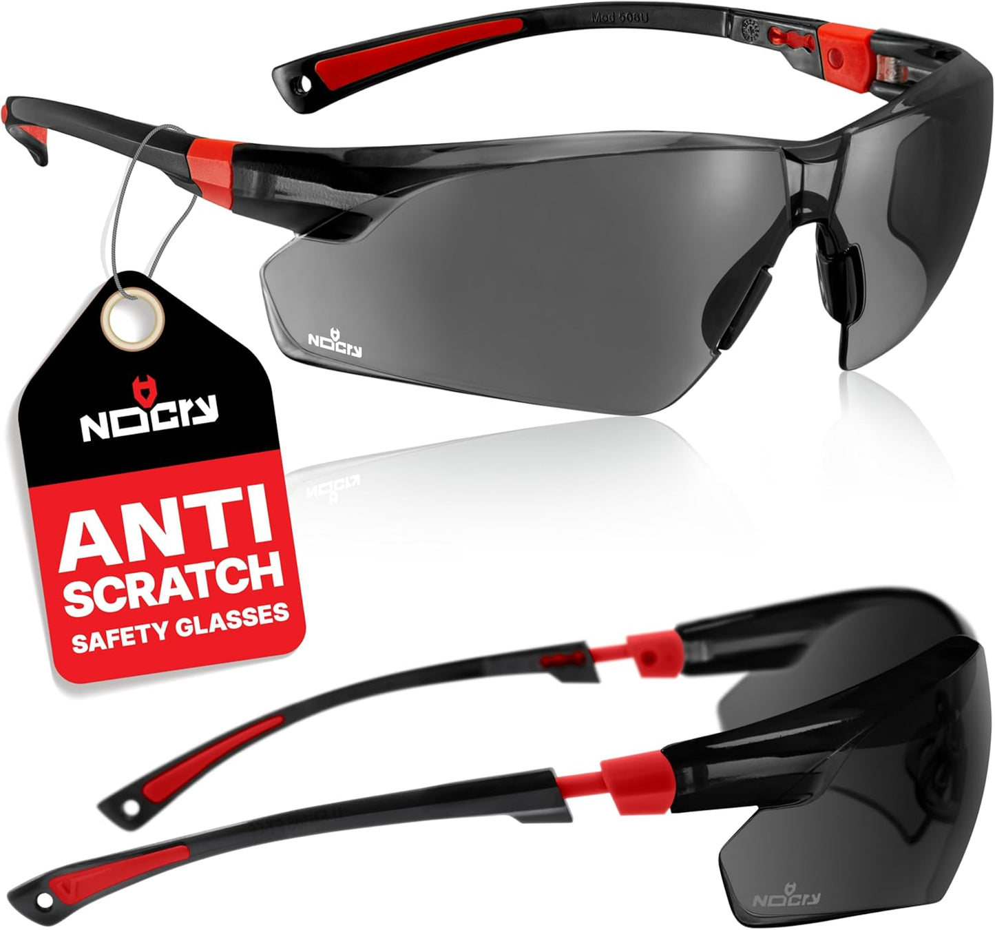 NoCry Work and Sports Safety Sunglasses with UV 400 Protection